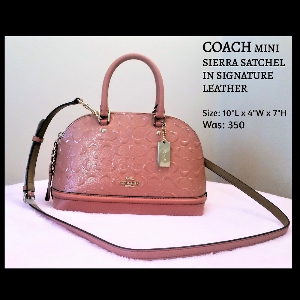 COACH SATCHEL IN SIGNATURE LEATHER